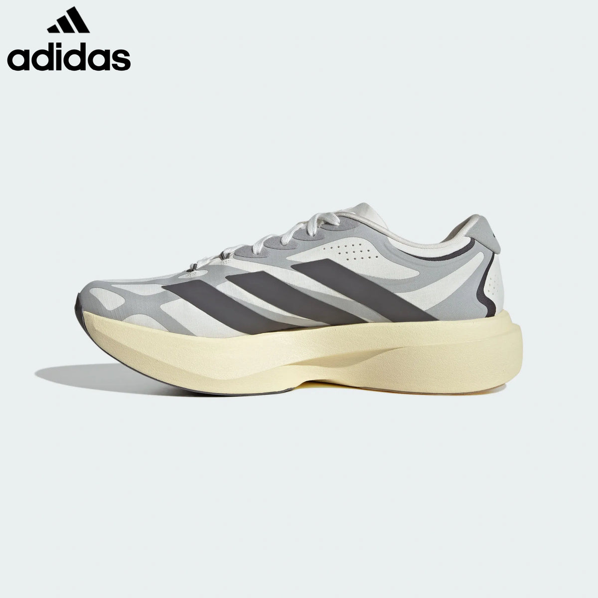 Adidas Adizero Adios Pro Evo 1 Gray Cream Unisex Racing Shoes