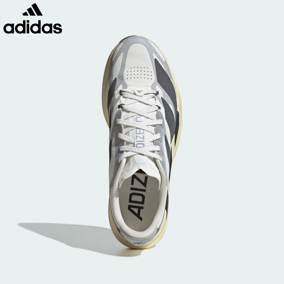 Adidas Adizero Adios Pro Evo 1 Gray Cream Unisex Racing Shoes