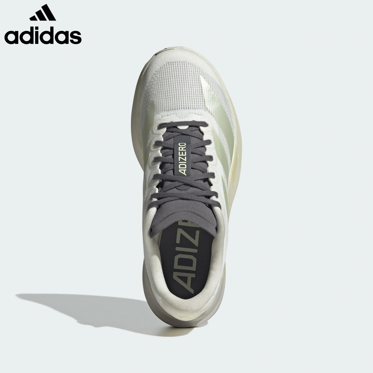 Adidas Adizero Evo SL Off White Gold Unisex Running Shoes