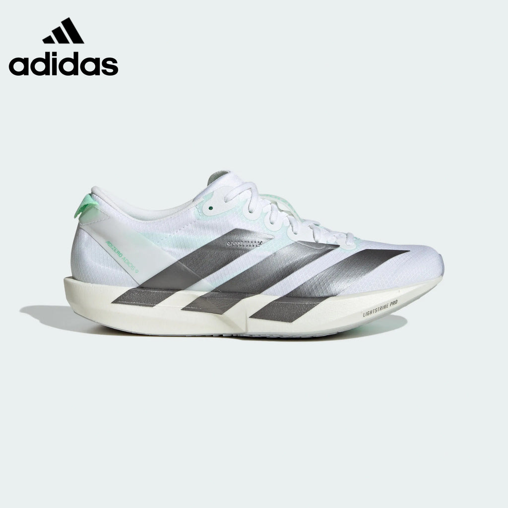 adidas Adizero Adios 9 Unisex Running Shoes - White/Mint Green