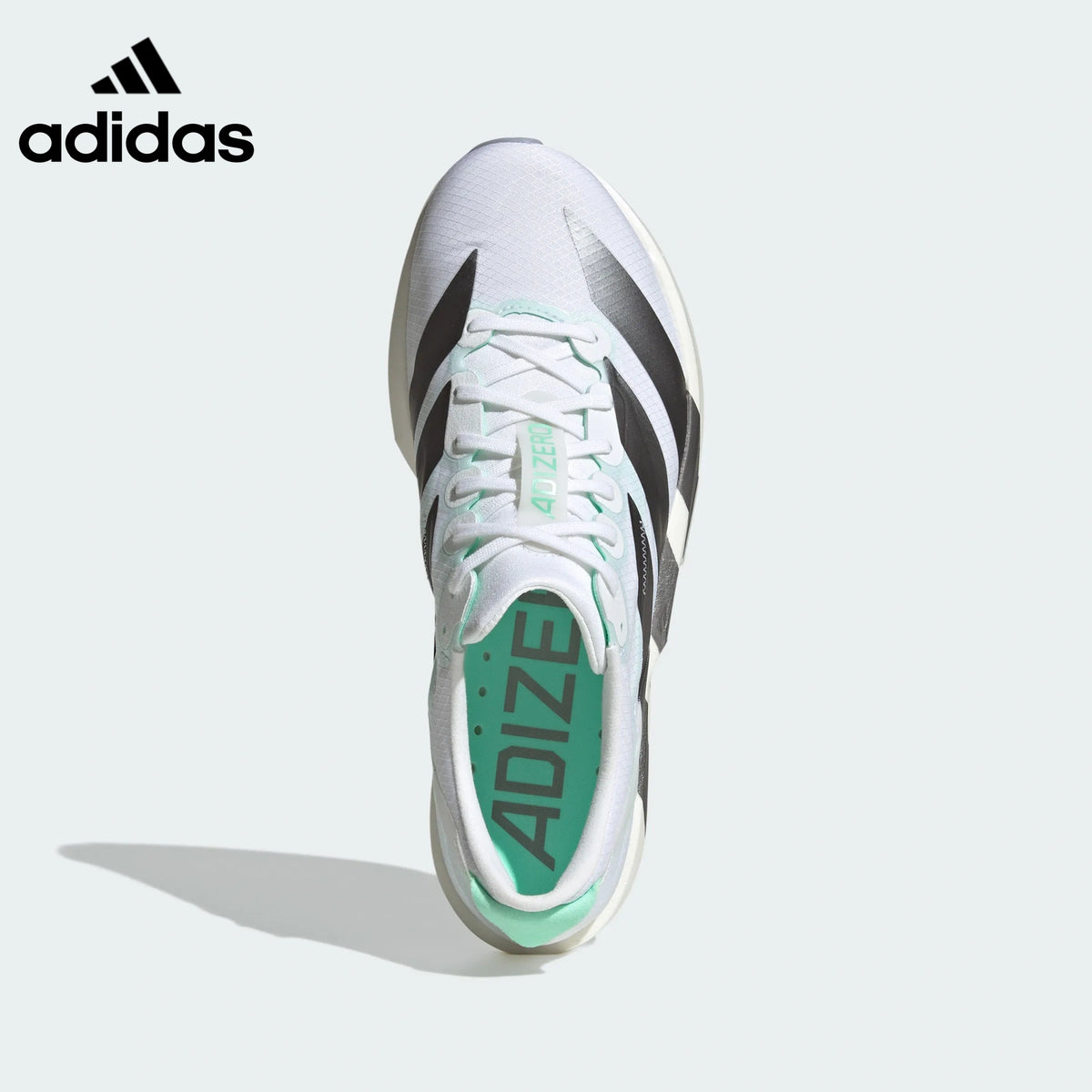 adidas Adizero Adios 9 Unisex Running Shoes - White/Mint Green