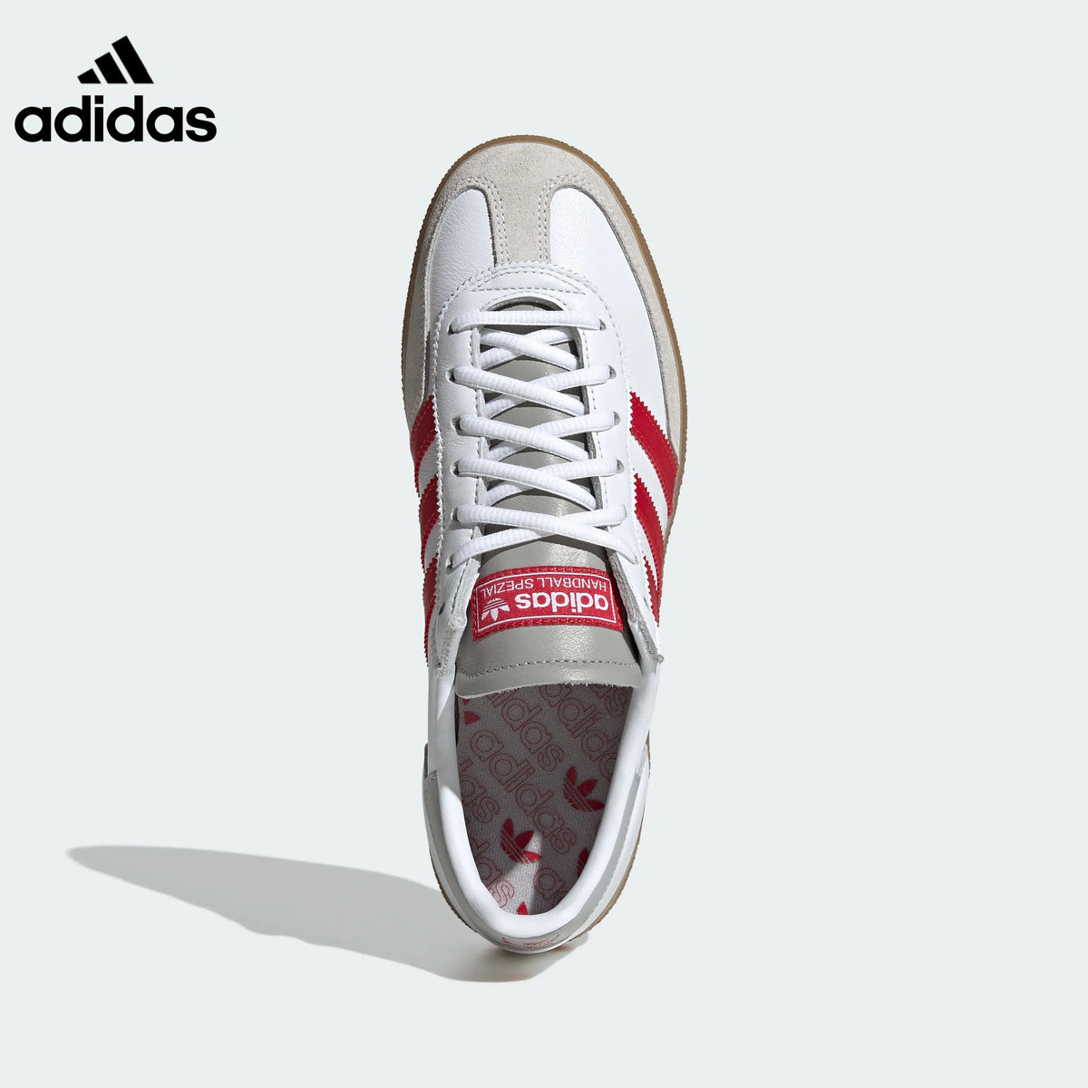 adidas Handball Spezial White Red Retro Sneakers