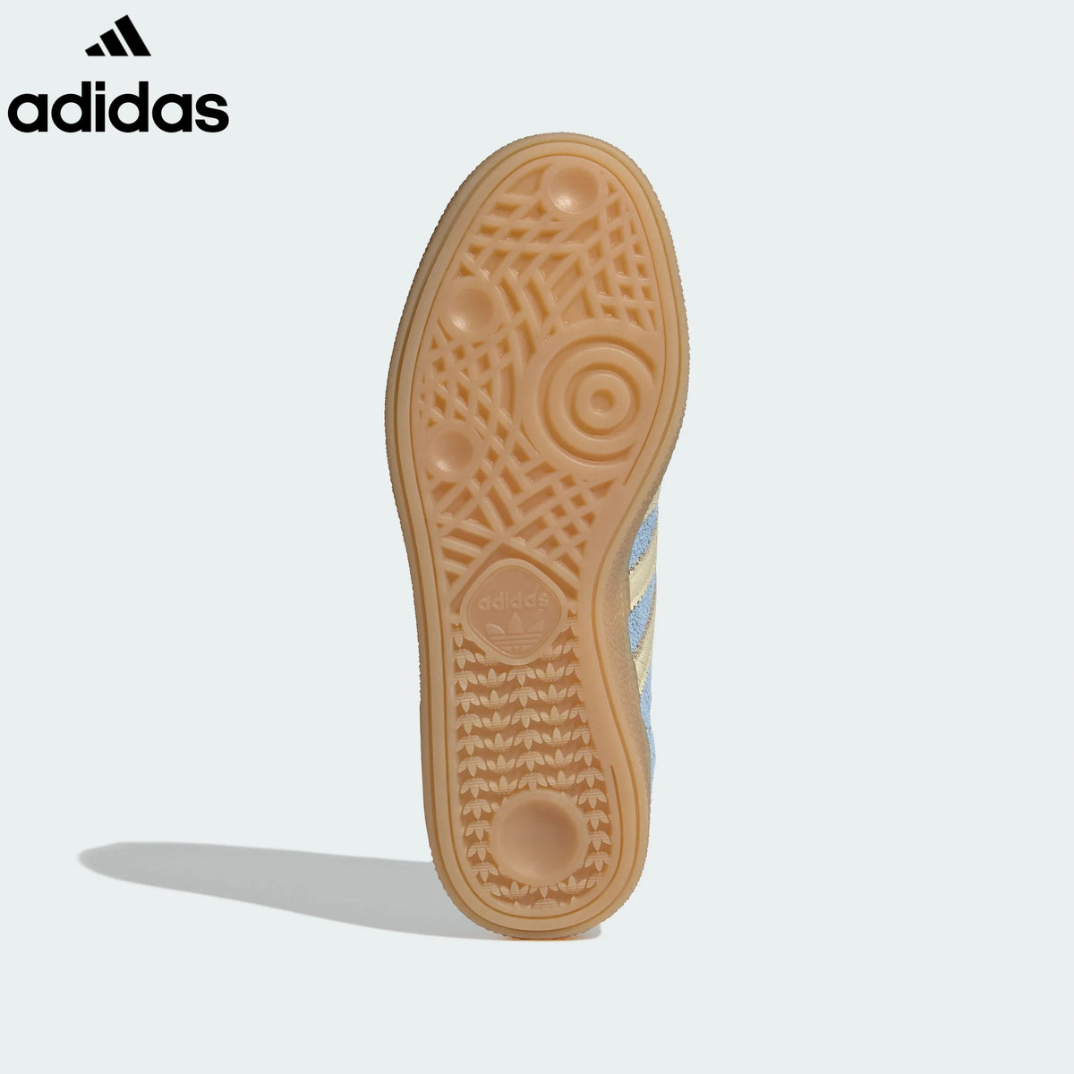 adidas  samba  women's shoes  men's samba sneakers Handball Spezial Light Blue Cream Retro Sneakers