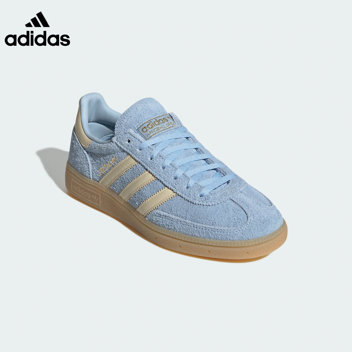 adidas handball women's shoes  men's Handball Spezial sneakers Light Blue Cream Gum Sole Sneakers