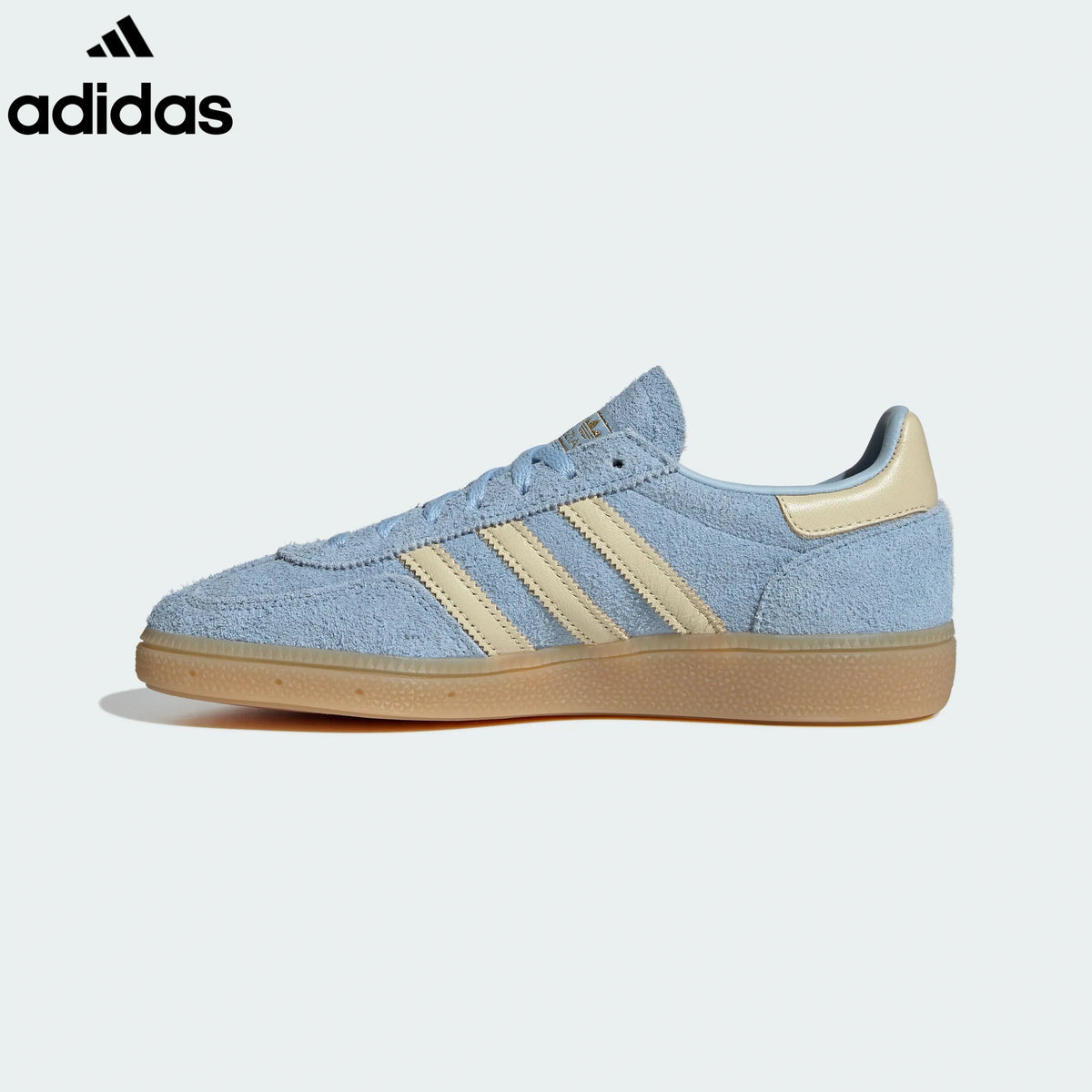 adidas  samba  women's shoes  men's samba sneakers Handball Spezial Light Blue Cream Retro Sneakers