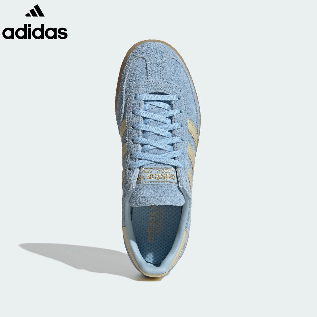 adidas  samba  women's shoes  men's samba sneakers Handball Spezial Light Blue Cream Retro Sneakers