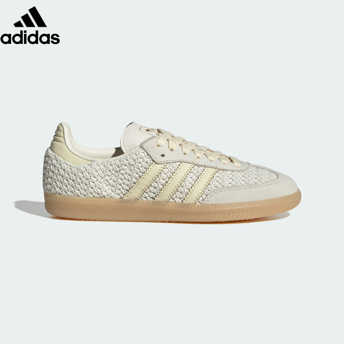 Adidas samba  women's shoes  men's samba sneakers  Samba OG Sneakers – Cream Knit | Unisex