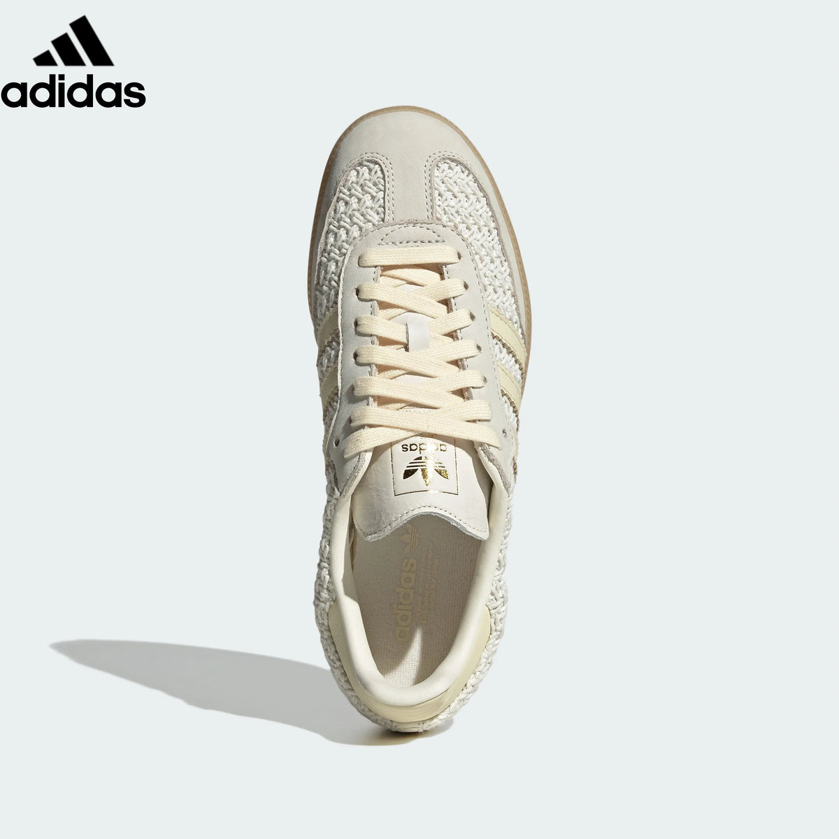 Adidas samba  women's shoes  men's samba sneakers  Samba OG Sneakers – Cream Knit | Unisex