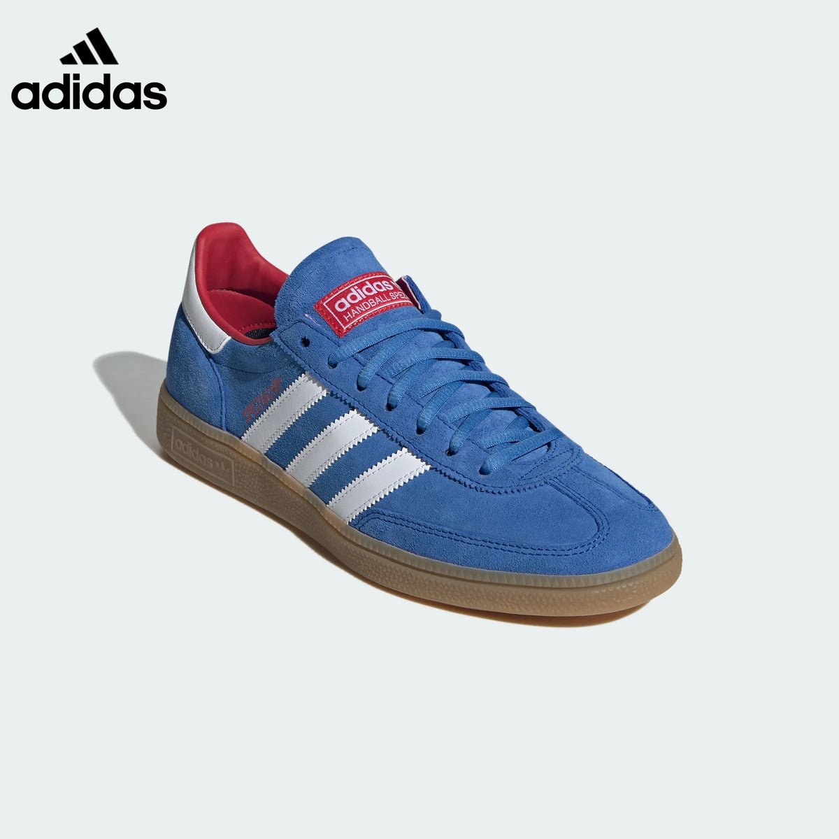 adidas Handball Spezial Blue White Red Retro Sneakers