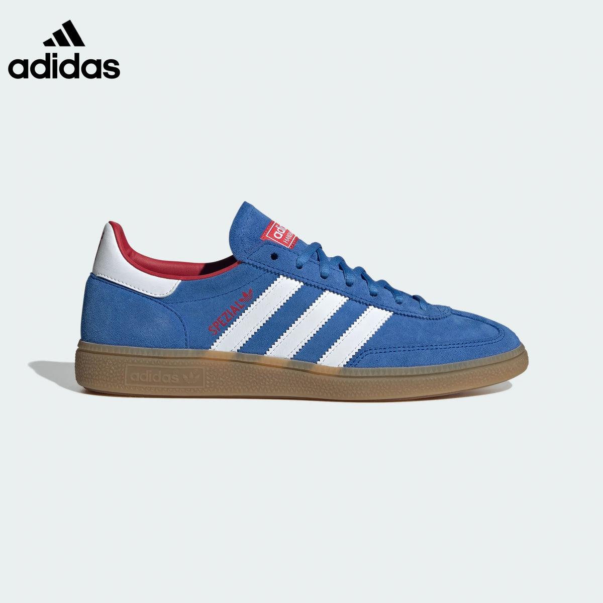 adidas Handball Spezial Blue White Red Retro Sneakers