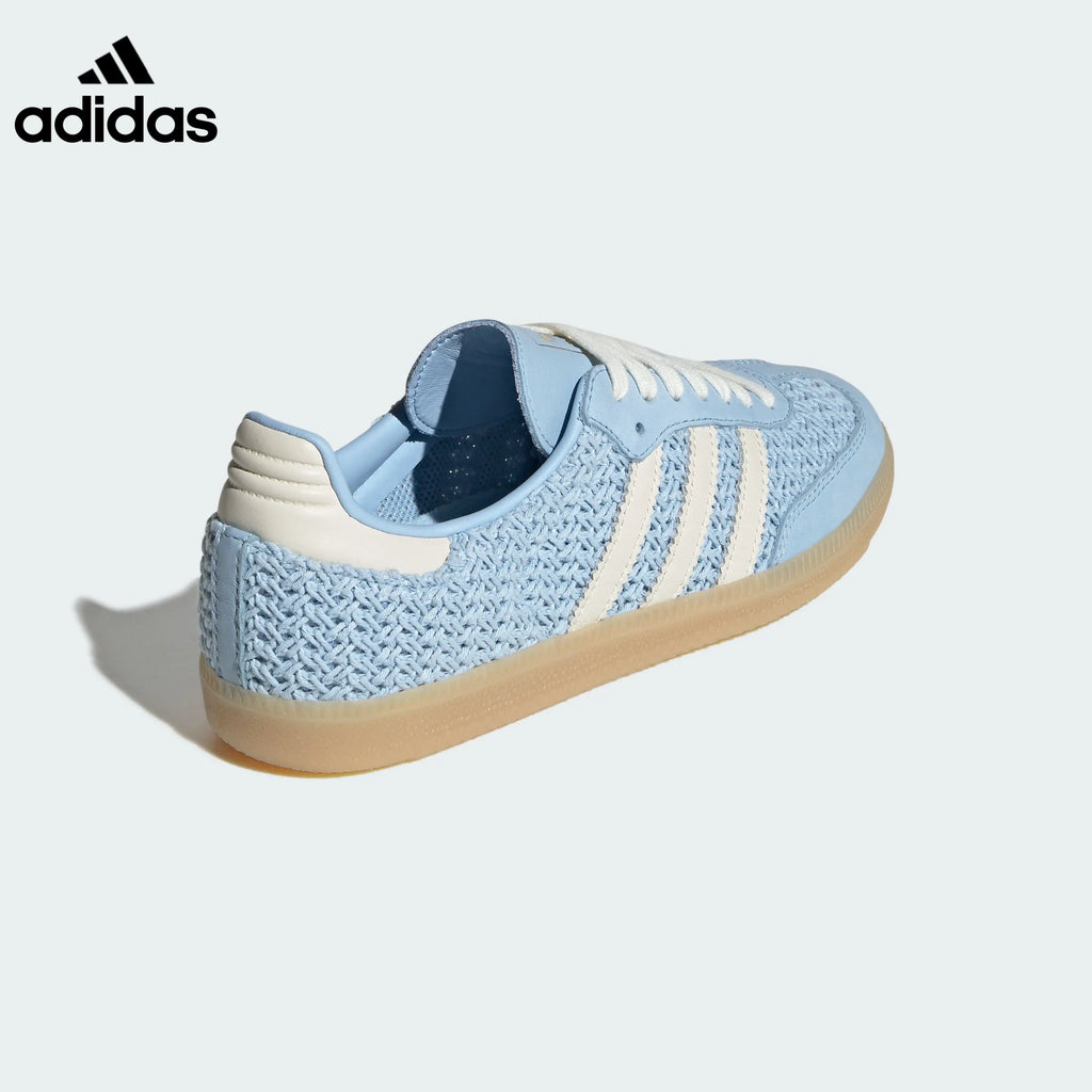 adidas Samba OG Sneakers – Light Blue Woven