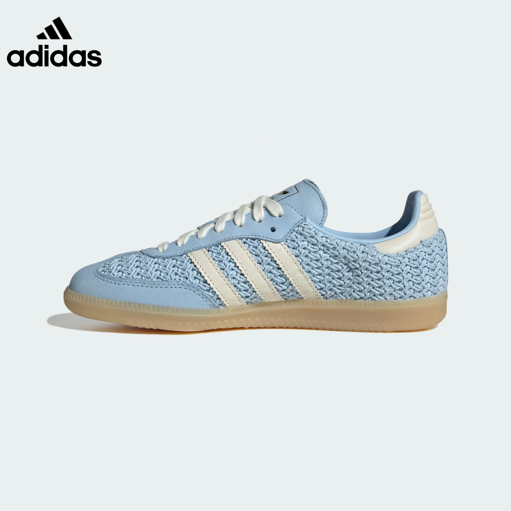 adidas Samba OG Sneakers – Light Blue Woven