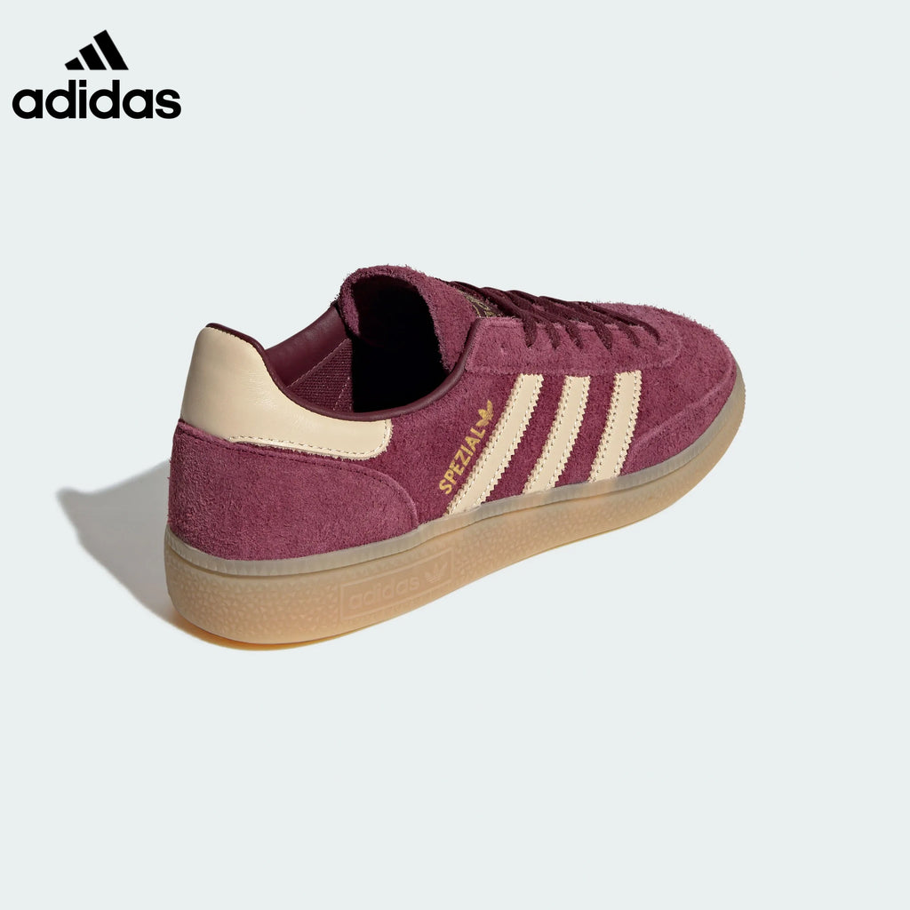 adidas handball women's shoes  men's Handball Spezial sneakers Burgundy Cream Gum Sole Sneakers