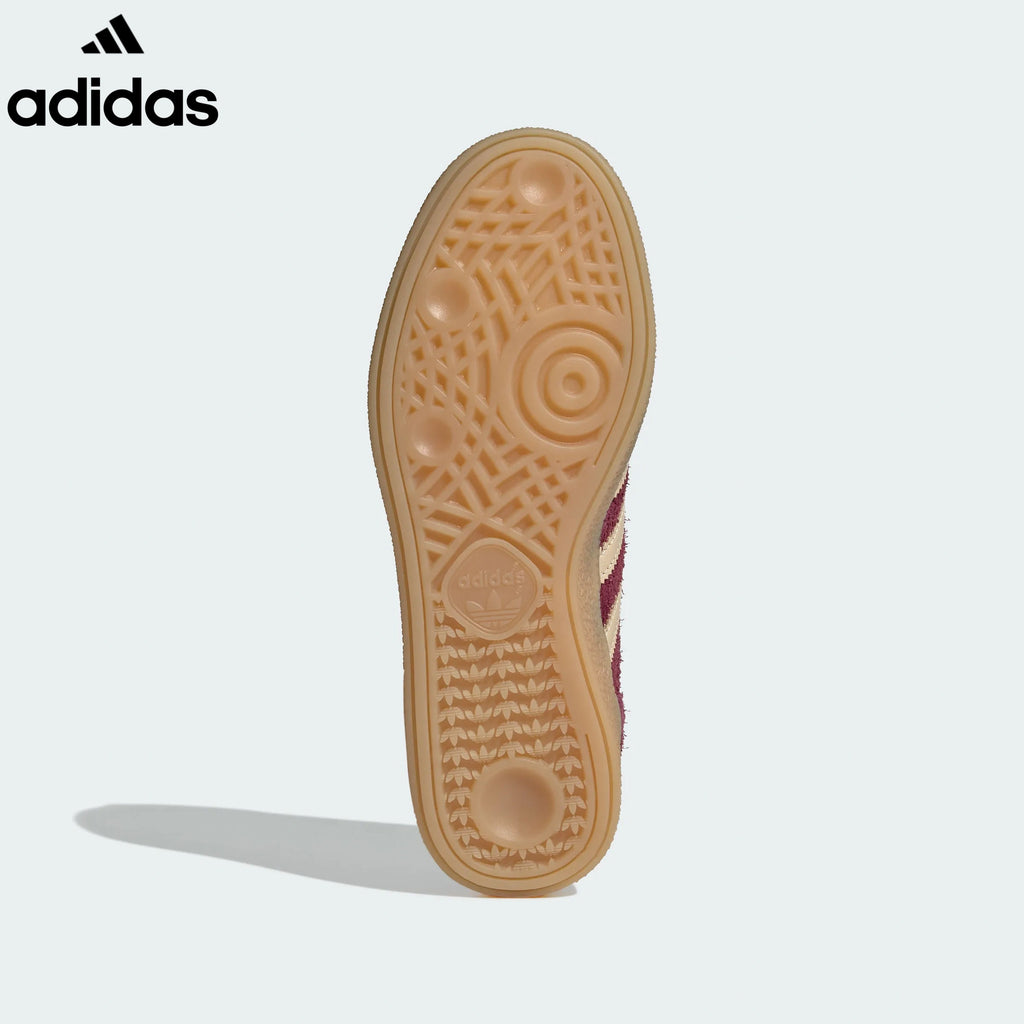 adidas  samba  women's shoes  men's samba sneakers  Handball Spezial Burgundy Retro Sneakers