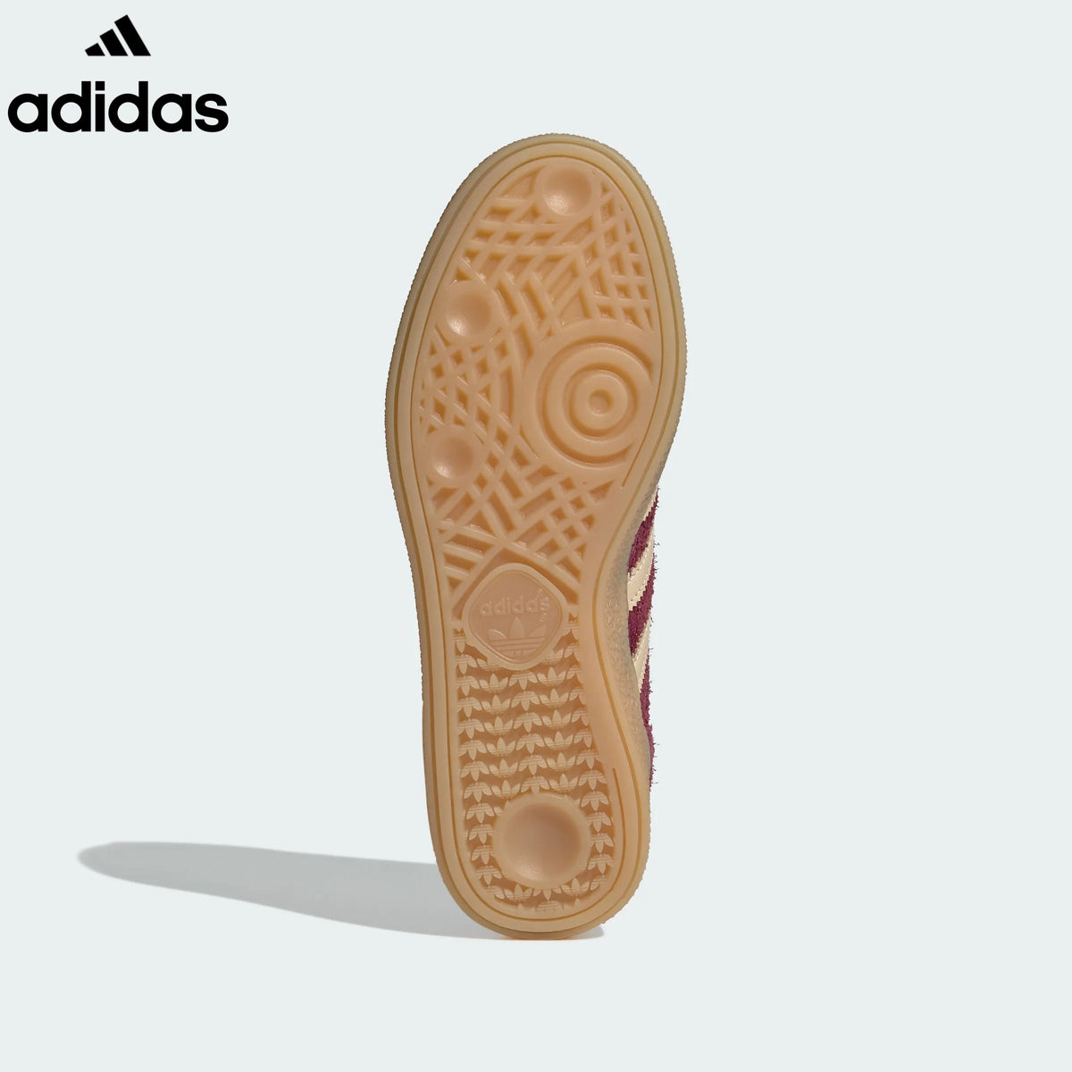 adidas  samba  women's shoes  men's samba sneakers  Handball Spezial Burgundy Retro Sneakers