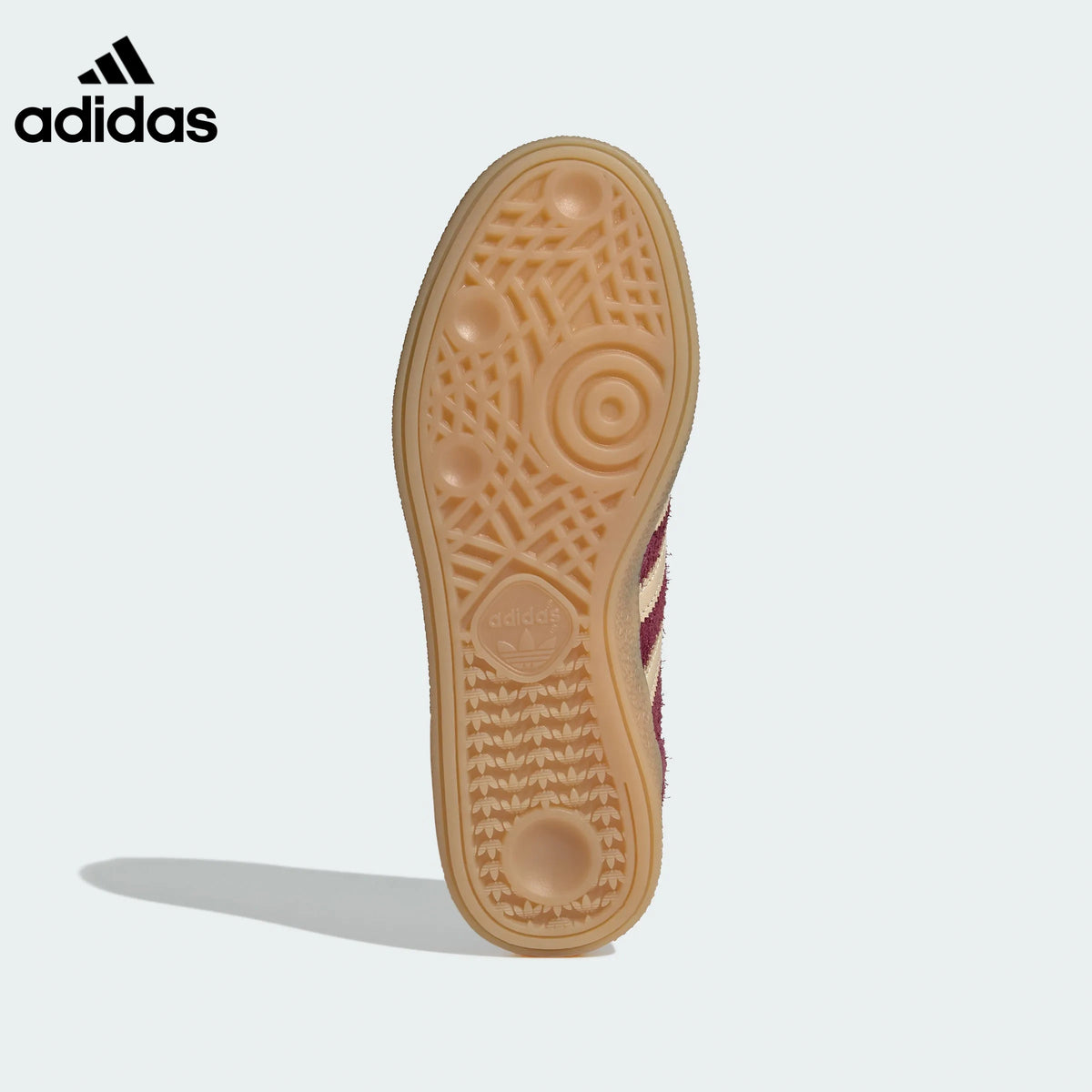 adidas handball women's shoes  men's Handball Spezial sneakers Burgundy Cream Gum Sole Sneakers