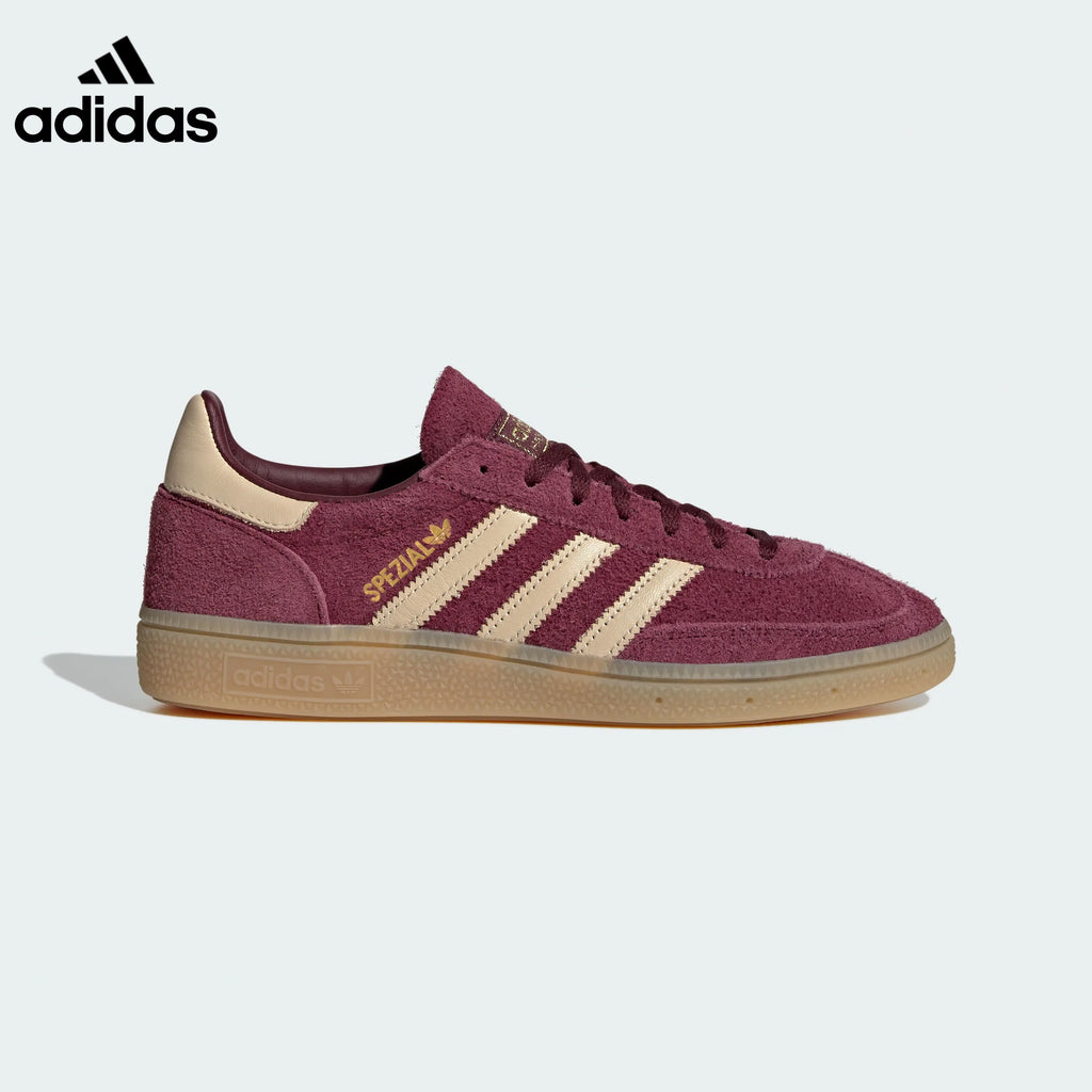 adidas handball women's shoes  men's Handball Spezial sneakers Burgundy Cream Gum Sole Sneakers