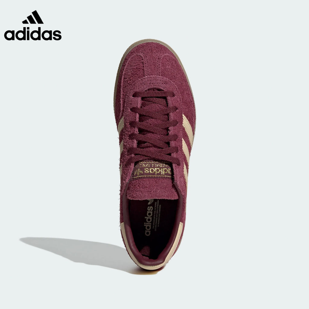 adidas handball women's shoes  men's Handball Spezial sneakers Burgundy Cream Gum Sole Sneakers