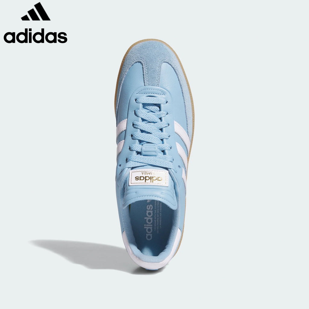 Adidas  samba  women's shoes  men's samba sneakers  Blue White Unisex Sneakers