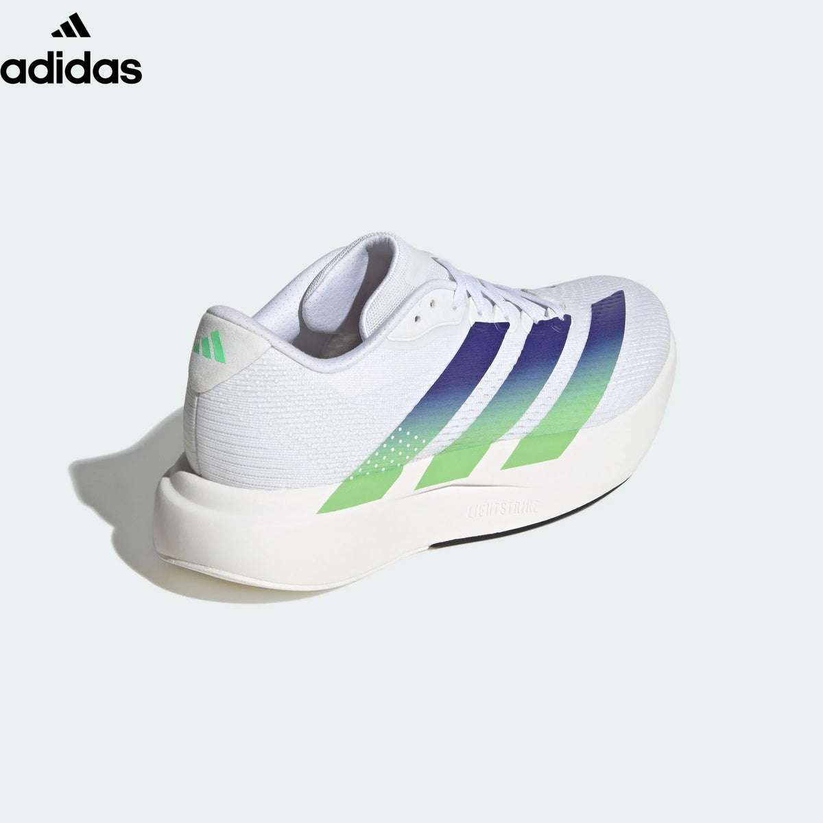 adidas Adizero Evo SL White Gradient Purple Green Running Shoes