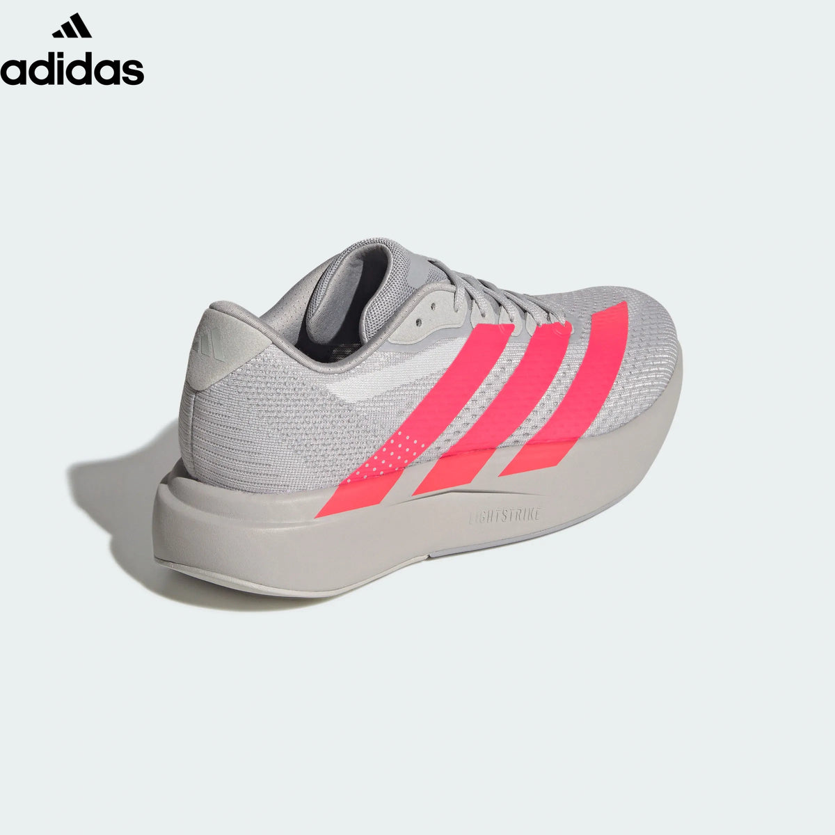 adidas Adizero Evo SL Running Shoes - Gray/Red