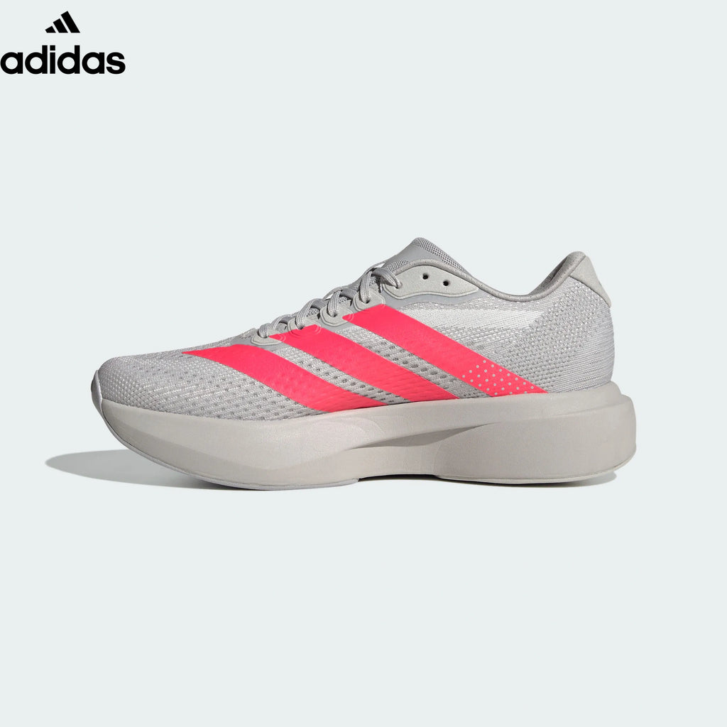 adidas Adizero Evo SL Running Shoes - Gray/Red