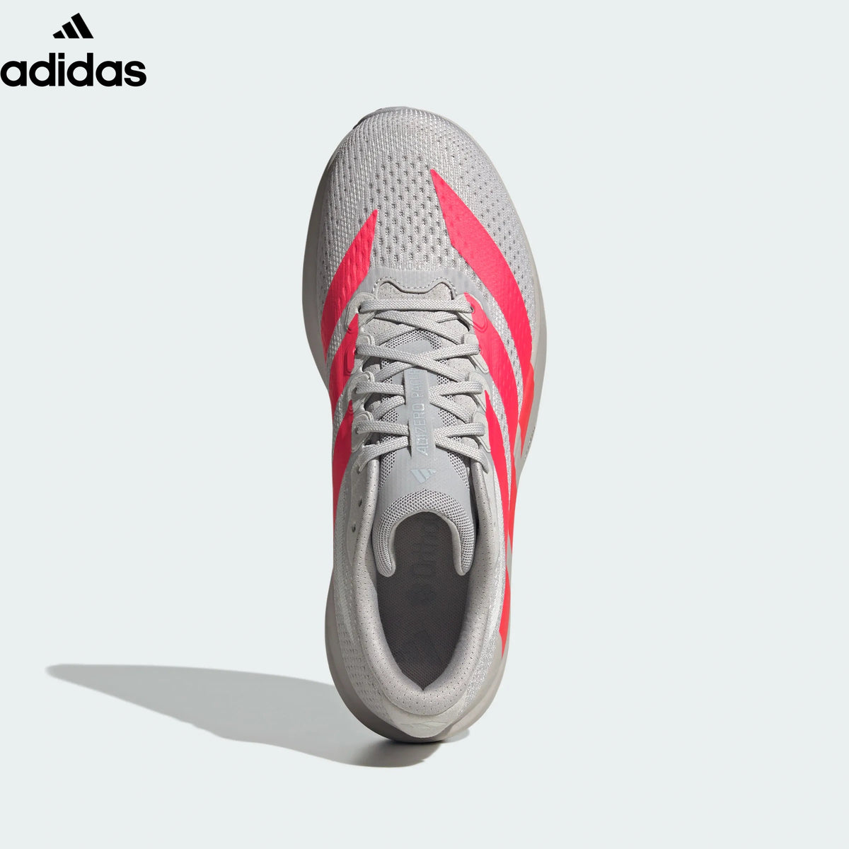 adidas Adizero Evo SL Running Shoes - Gray/Red