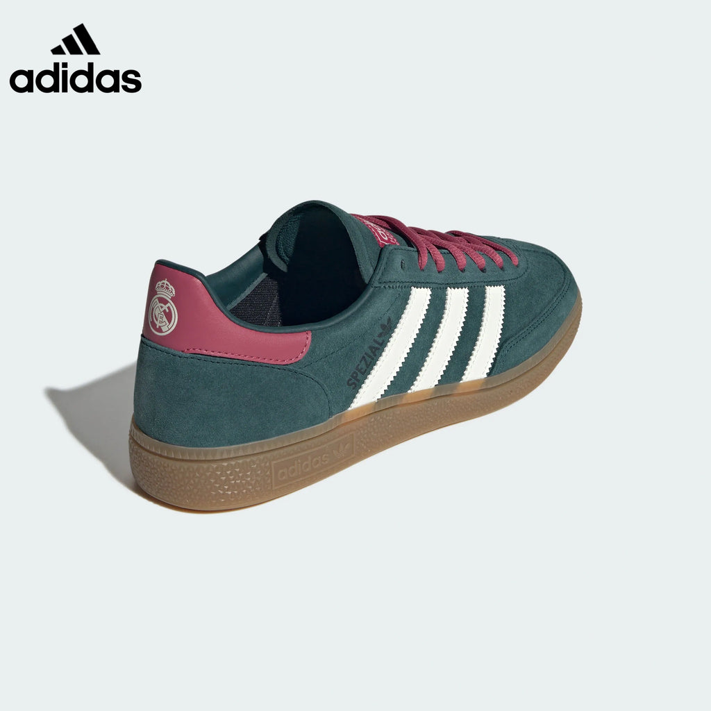 adidas Handball Spezial Dark Green Burgundy Retro Sneakers