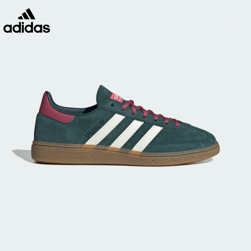 adidas Handball Spezial Dark Green Burgundy Retro Sneakers