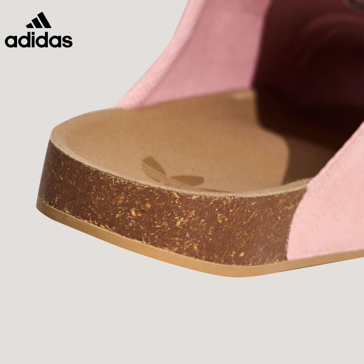 adidas Superstar Pink Suede Mule Slip-On Shoes