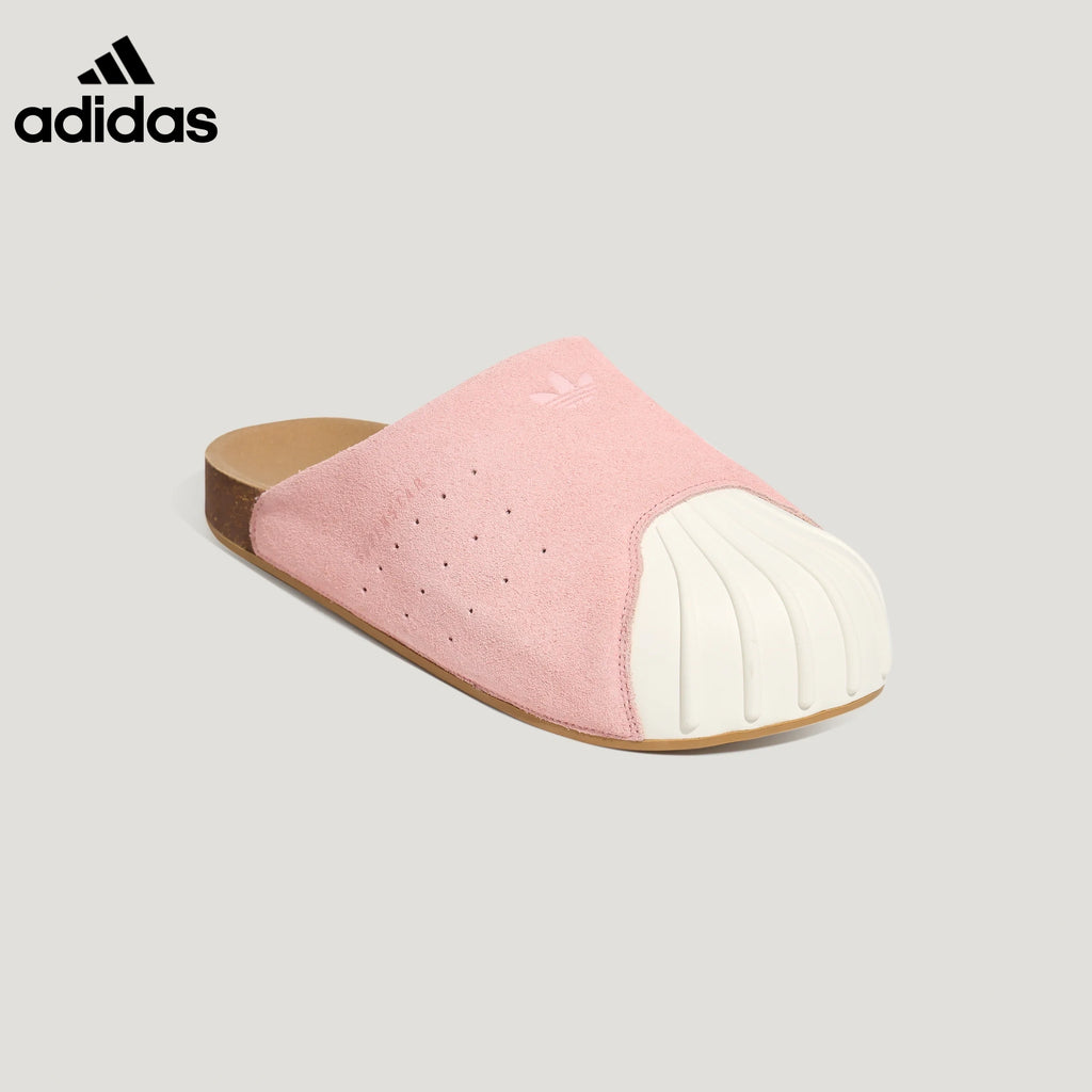 adidas Superstar Pink Suede Mule Slip-On Shoes