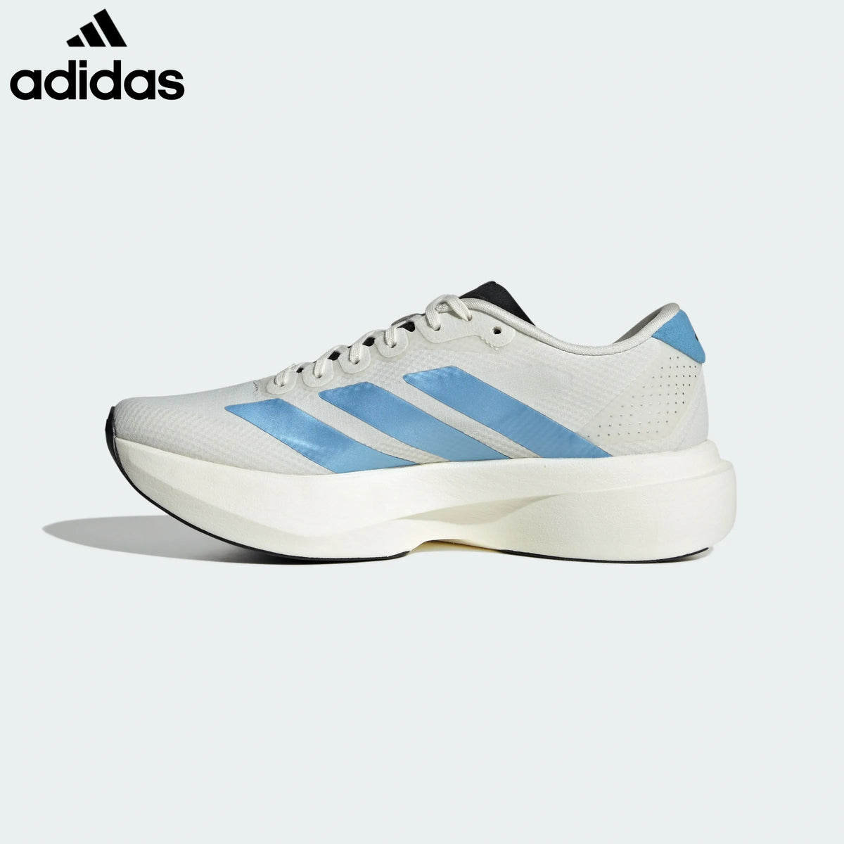Adidas Adizero Evo SL Off White Blue Unisex Running Shoes