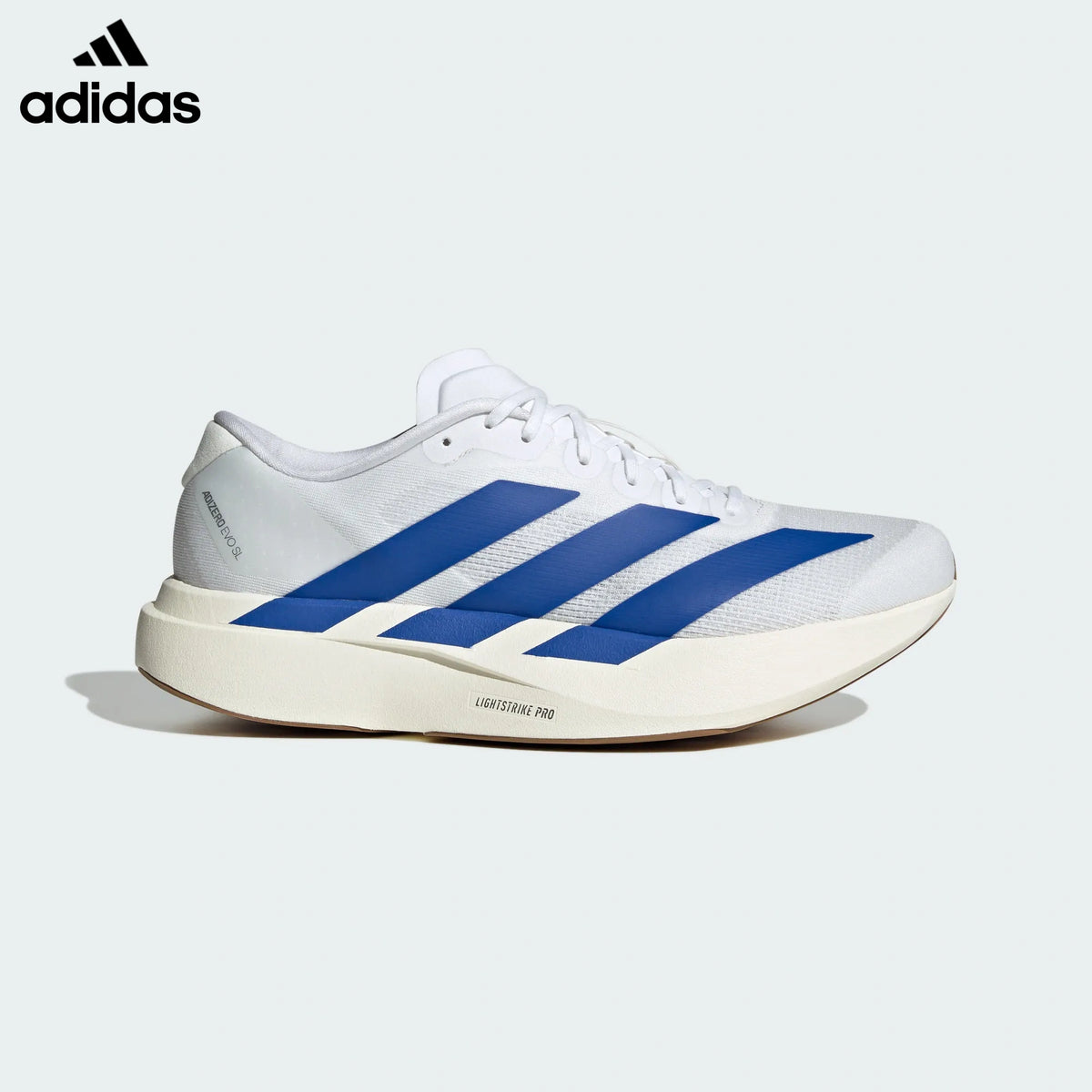 adidas Adizero Evo SL Running Shoes - White/Blue
