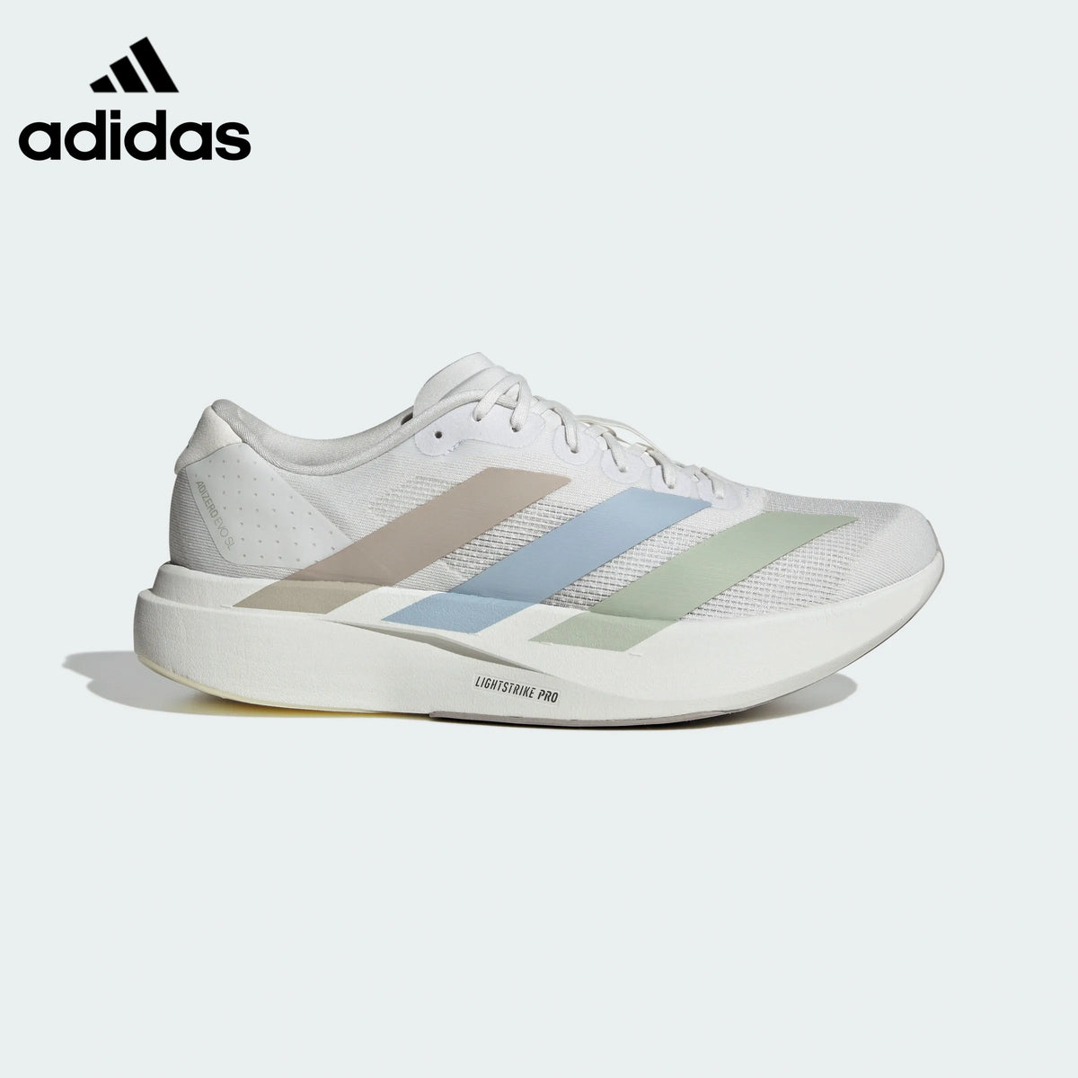 adidas Adizero Evo SL Unisex Sneakers - Off-White/Pastel Multi