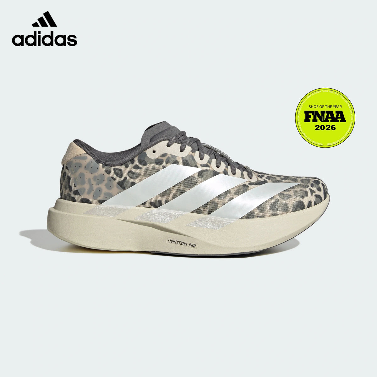 Adidas Adizero Adios Pro 4 Leopard Print Unisex Running Shoes