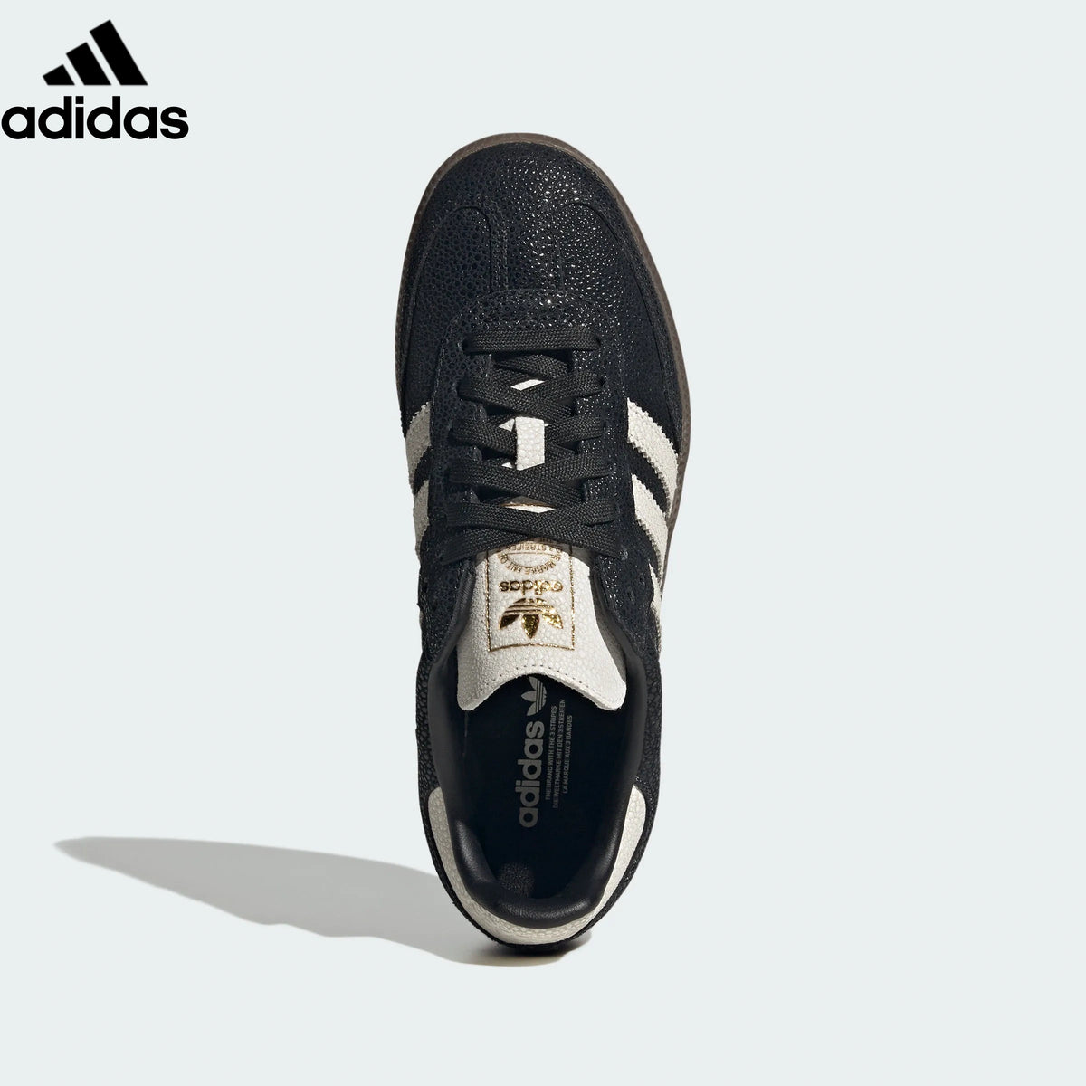 Adidas  samba  women's shoes  men's samba sneakers OG Sneakers – Black/White Rhinestone | Unisex