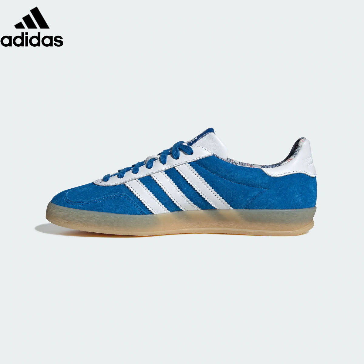 Adidas  samba  women's shoes  men's samba sneakers  Gazelle Indoor Sneakers – Blue/White | Unisex