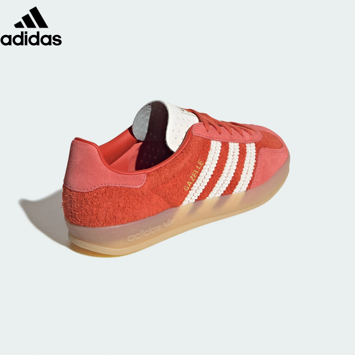 Adidas samba  women's shoes  men's samba sneakers Gazelle Indoor Sneakers – Red/White | Unisex