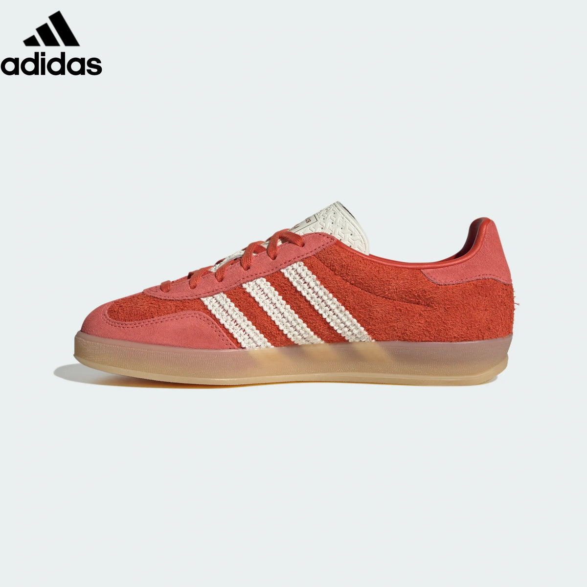 Adidas samba  women's shoes  men's samba sneakers Gazelle Indoor Sneakers – Red/White | Unisex