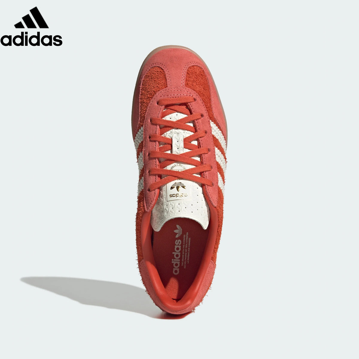 Adidas samba  women's shoes  men's samba sneakers Gazelle Indoor Sneakers – Red/White | Unisex