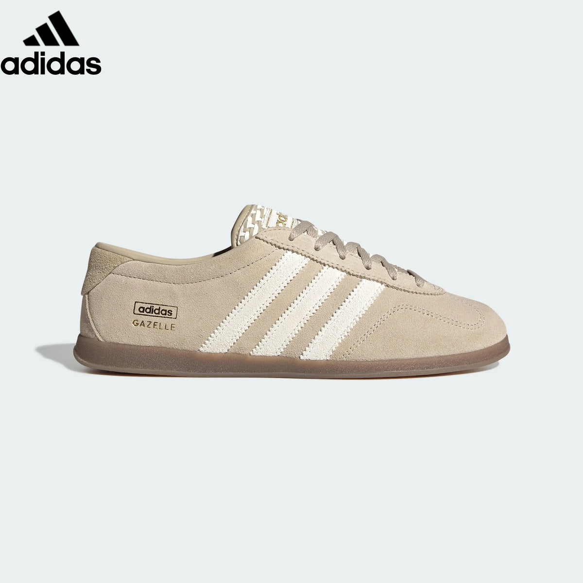 Adidas samba  women's shoes  men's samba sneakers  Gazelle Sneakers – Beige/White | Unisex