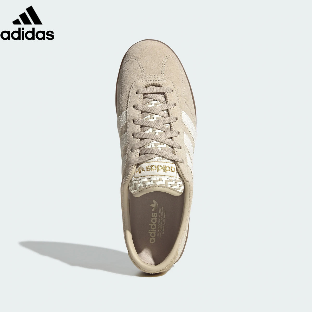 Adidas samba  women's shoes  men's samba sneakers  Gazelle Sneakers – Beige/White | Unisex