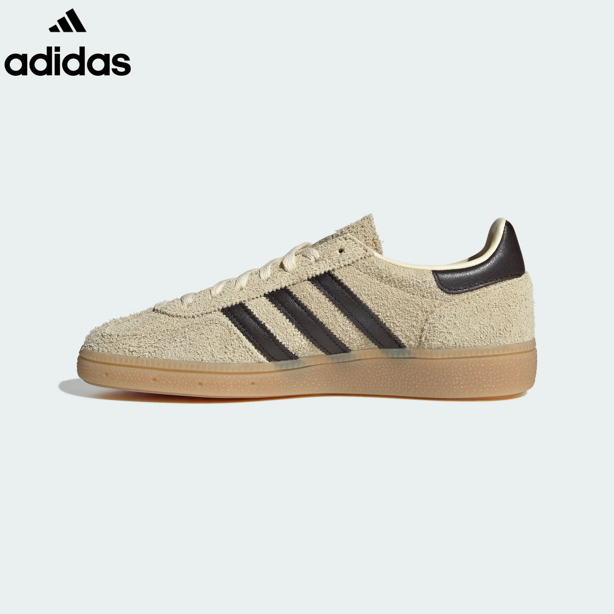 adidas  samba  women's shoes  men's samba sneakers  Handball Spezial Beige Black Retro Sneakers
