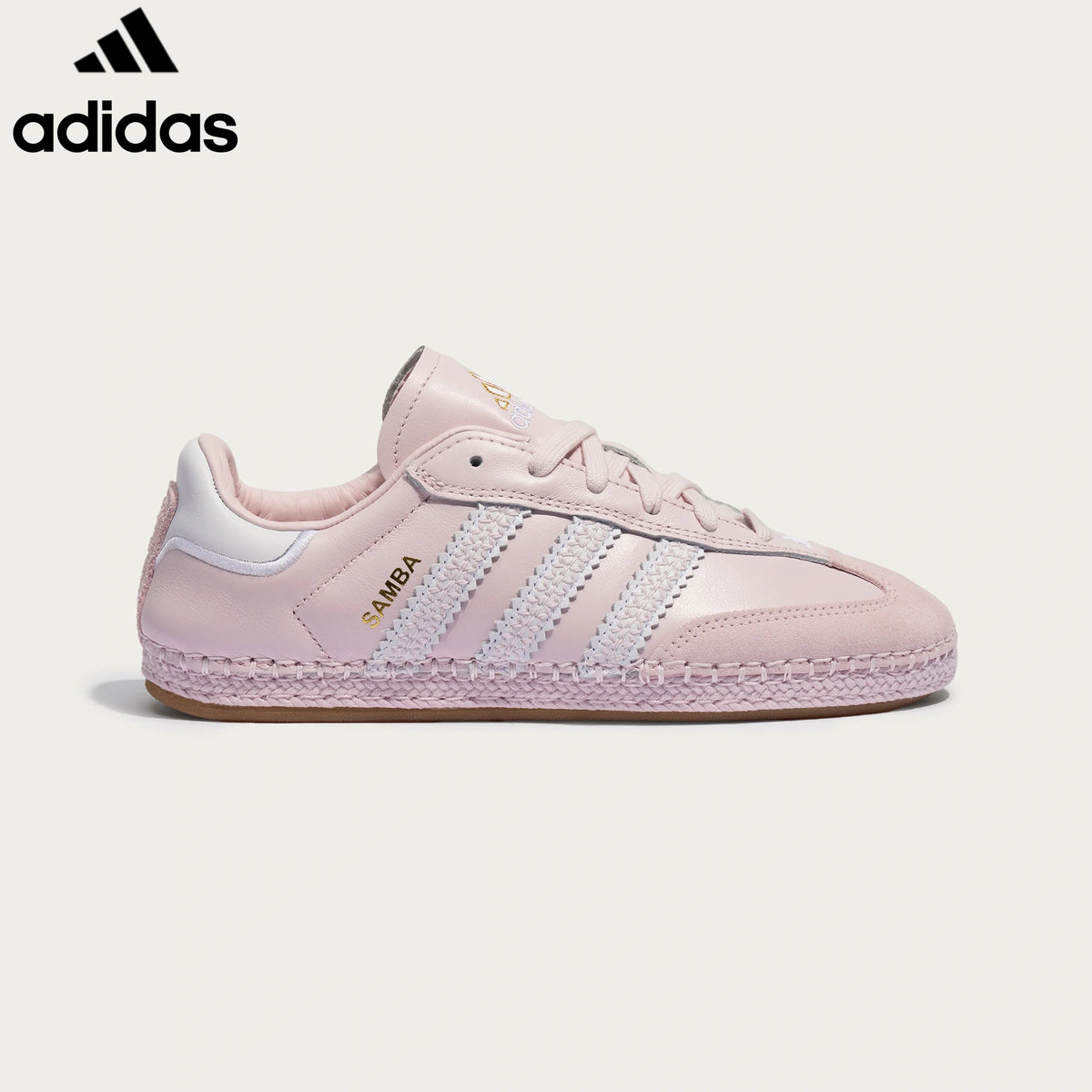 Adidas  samba  women's shoes  men's samba sneakers  Pink Espadrille Unisex Sneakers