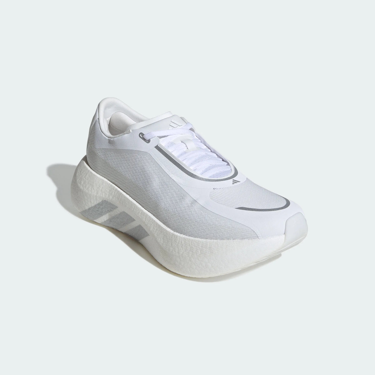 adidas Hyperboost Edge Sneakers – White and Silver