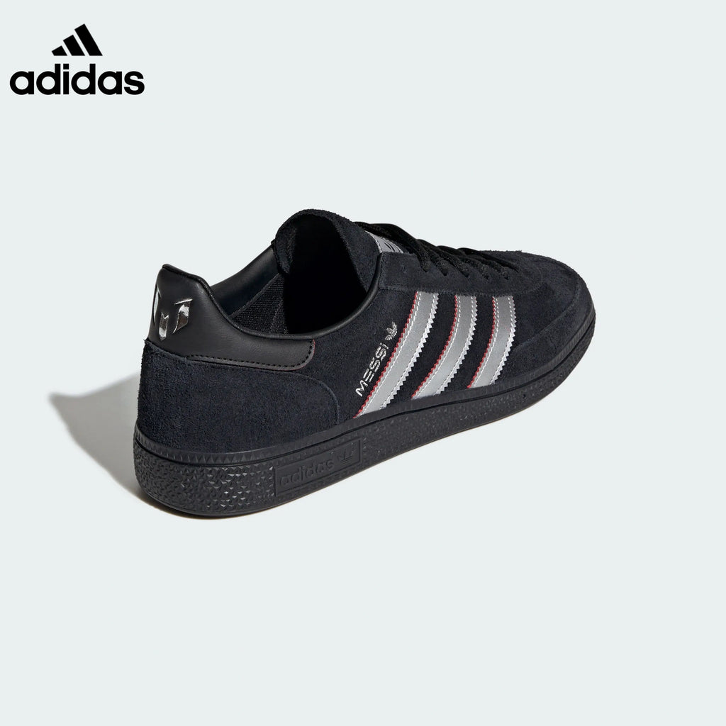 adidas Handball Spezial Messi Black Silver Retro Sneakers