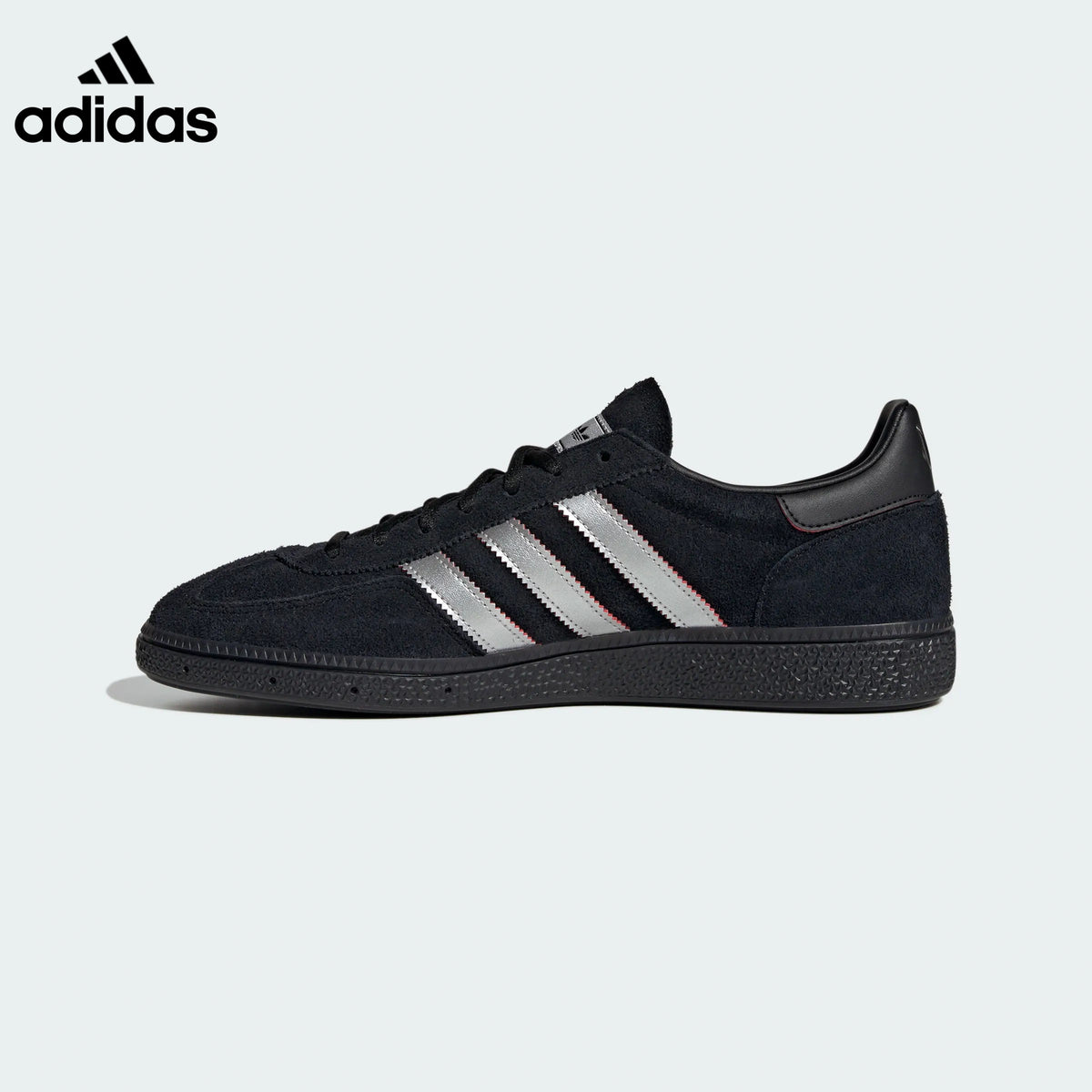 adidas Handball Spezial Messi Black Silver Retro Sneakers
