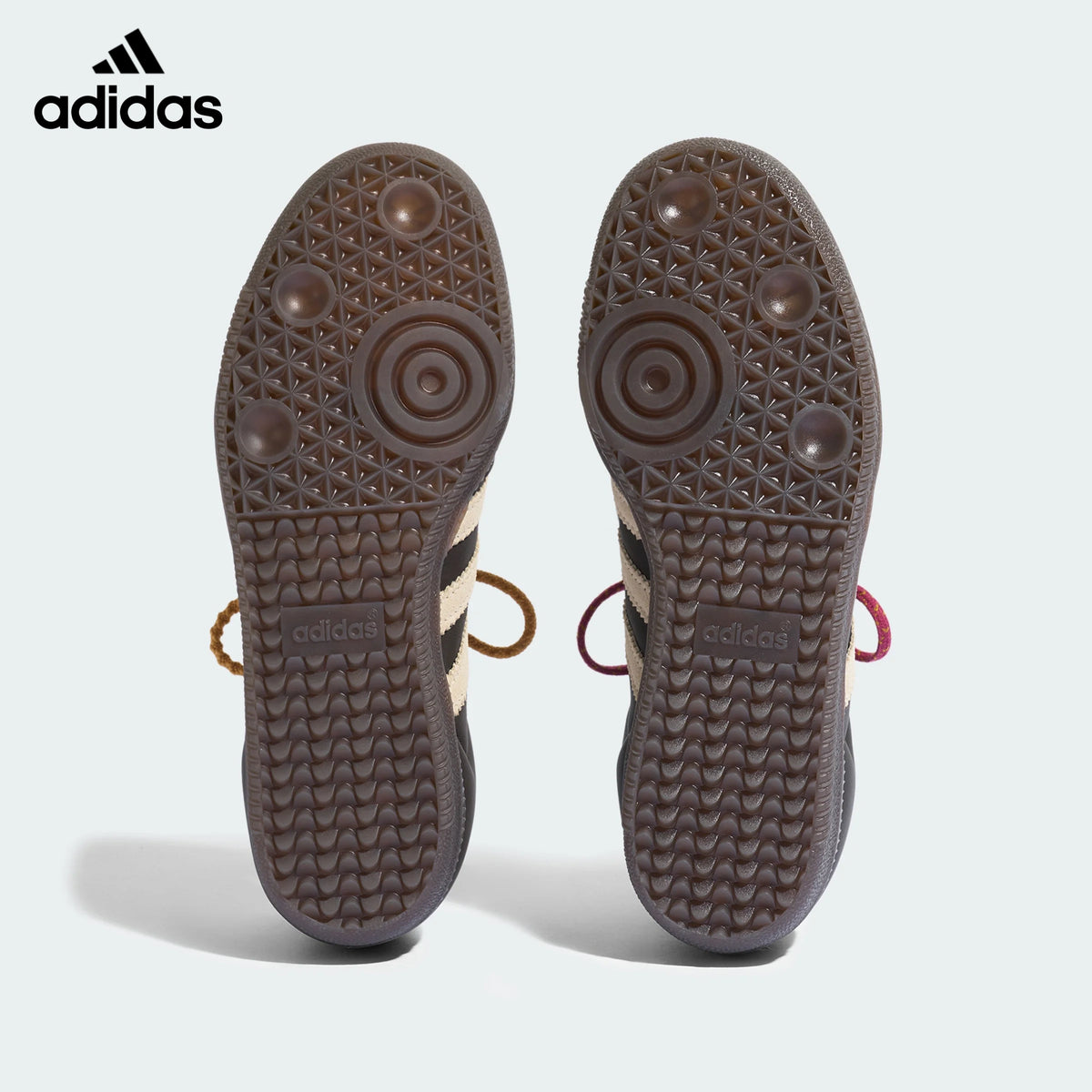 adidas samba  women's shoes  men's samba sneakers Dark Brown Maroon Sneakers