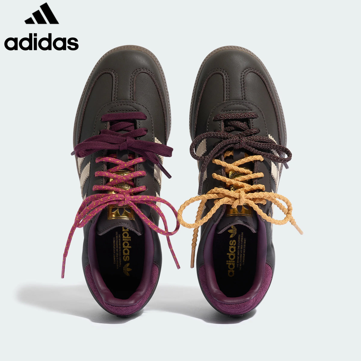 Adidas samba  women's shoes  men's samba sneakers  Dark Brown Burgundy Unisex Sneakers