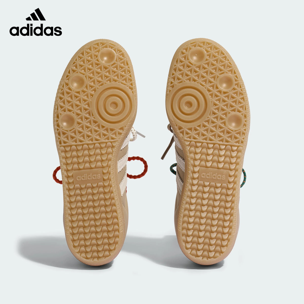 adidas samba  women's shoes  men's samba sneakers Cream Woven Gum Sneakers